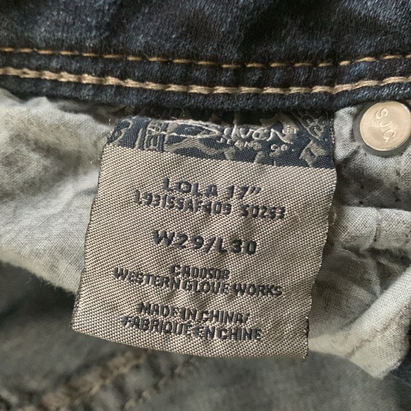 Silver Jeans Lola W29 L30 - Picture 3 of 5